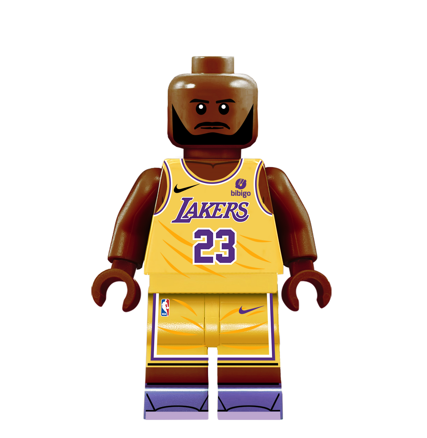 Lebron James - Famous Minifigs Custom Printed Minifigure