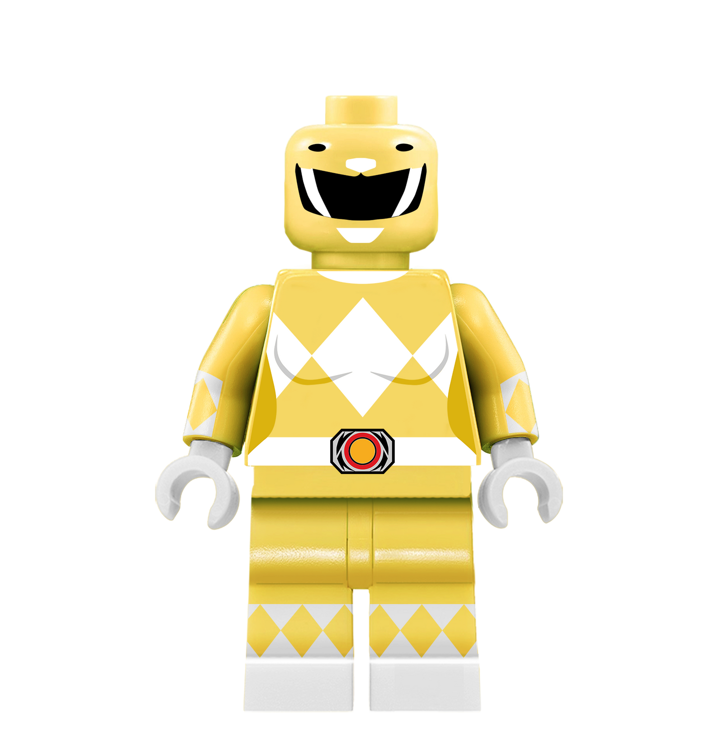 Yellow Ranger - Famous Minifigs Custom Printed Minifigure