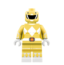 Yellow Ranger - Famous Minifigs Custom Printed Minifigure