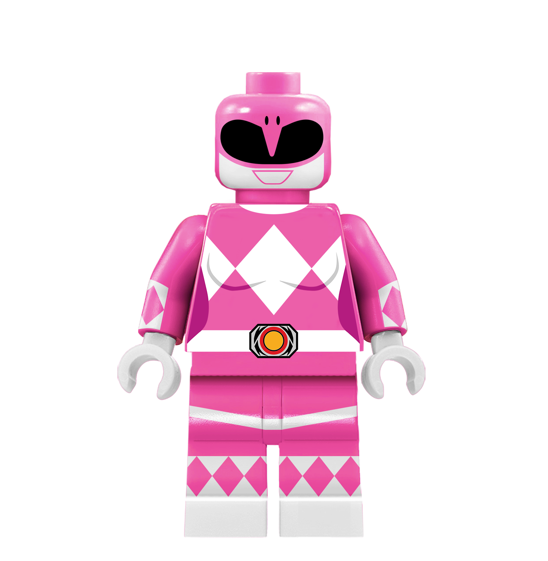 Pink Ranger - Famous Minifigs Custom Printed Minifigure – BRICK STORE
