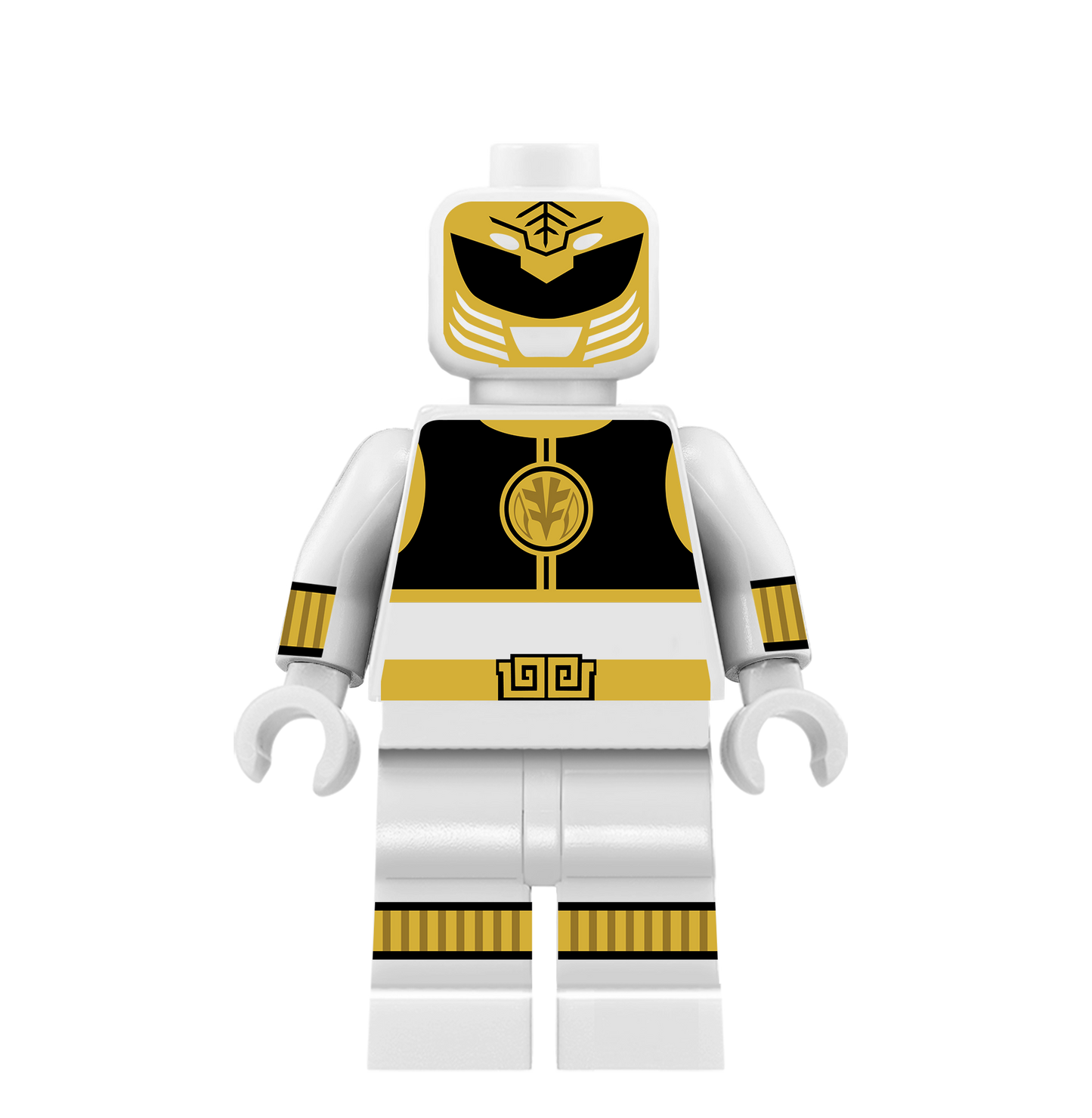 White Ranger - Famous Minifigs Custom Printed Minifigure