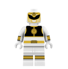 White Ranger - Famous Minifigs Custom Printed Minifigure