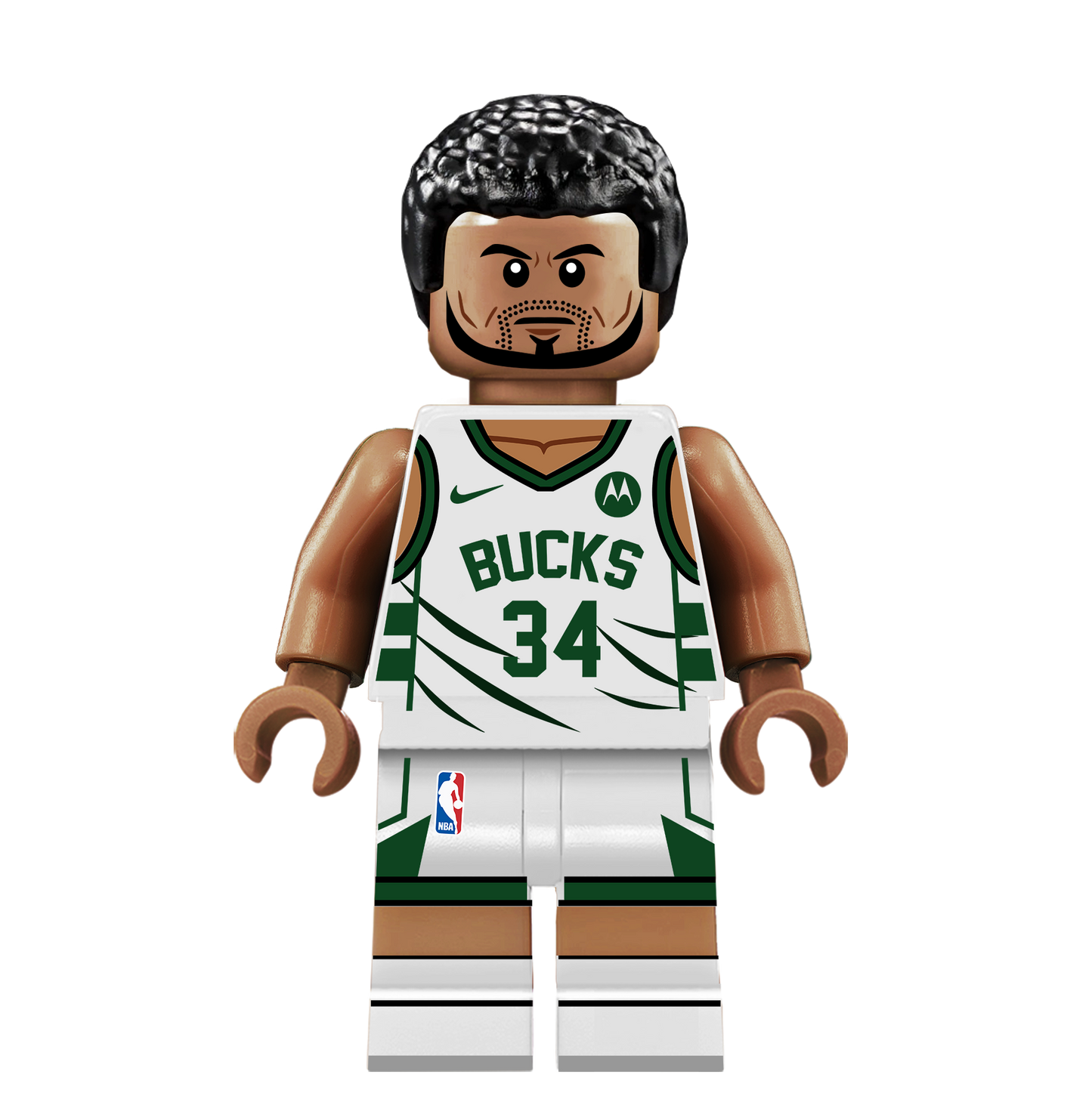 Giannis Antetokounmpo - Famous Minifigs Custom Printed Minifigure