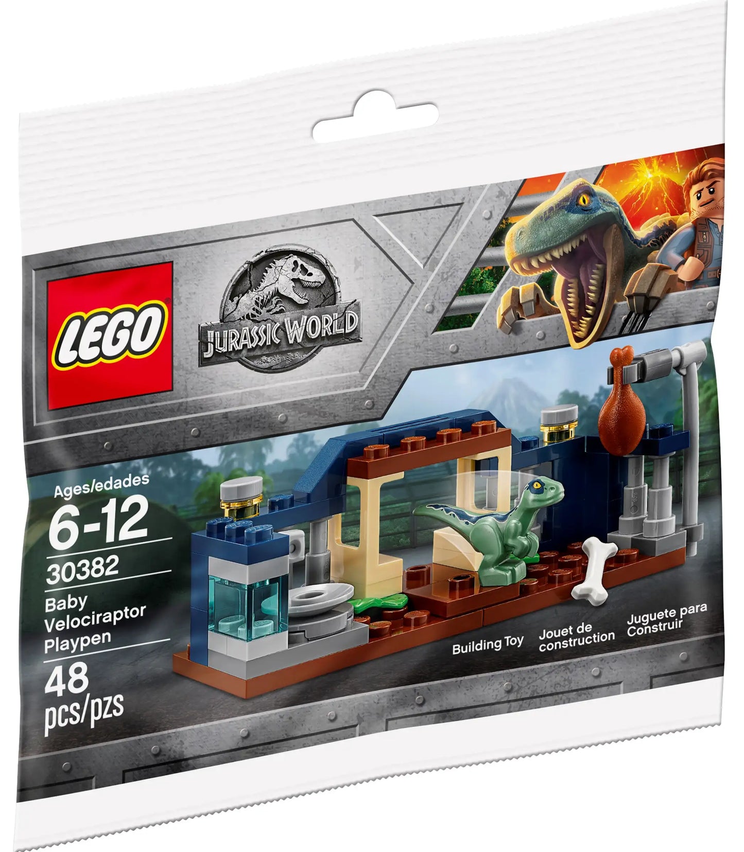 LEGO Jurassic World 30382 Baby Velociraptor Playpen