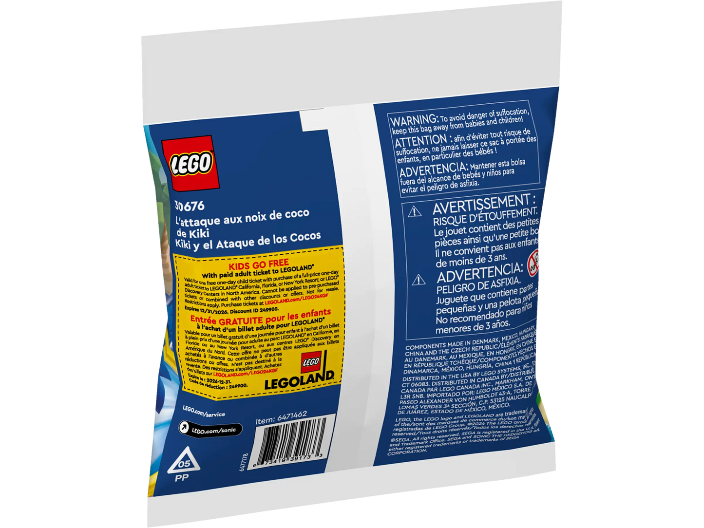 LEGO Sonic the Hedgehog 30676 Kiki's Coconut Attack Polybag