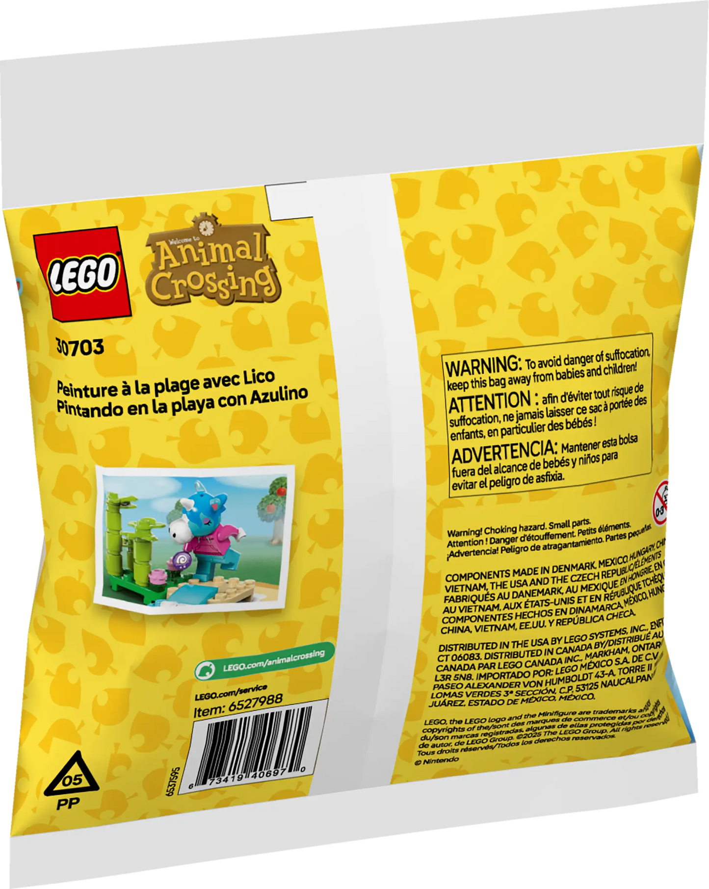 LEGO Animal Crossing 30703 Julian's Beach Painting