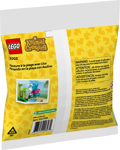 LEGO Animal Crossing 30703 Julian's Beach Painting
