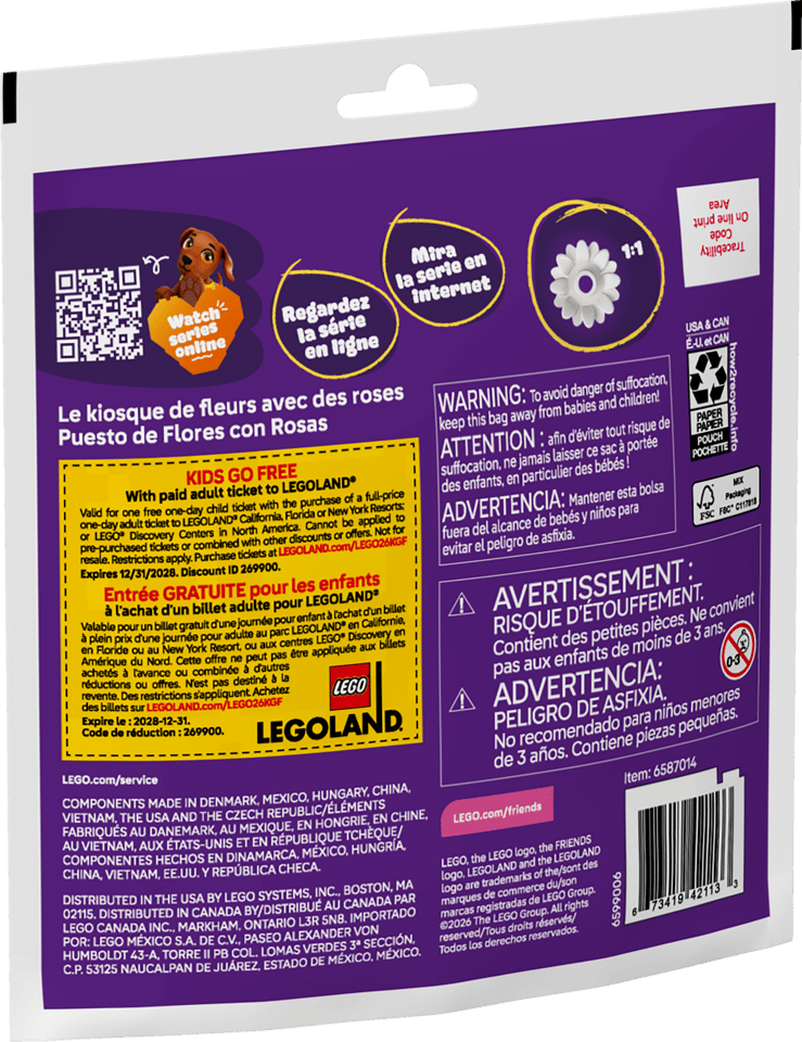 LEGO Friends 30721 Flower Stand with Roses