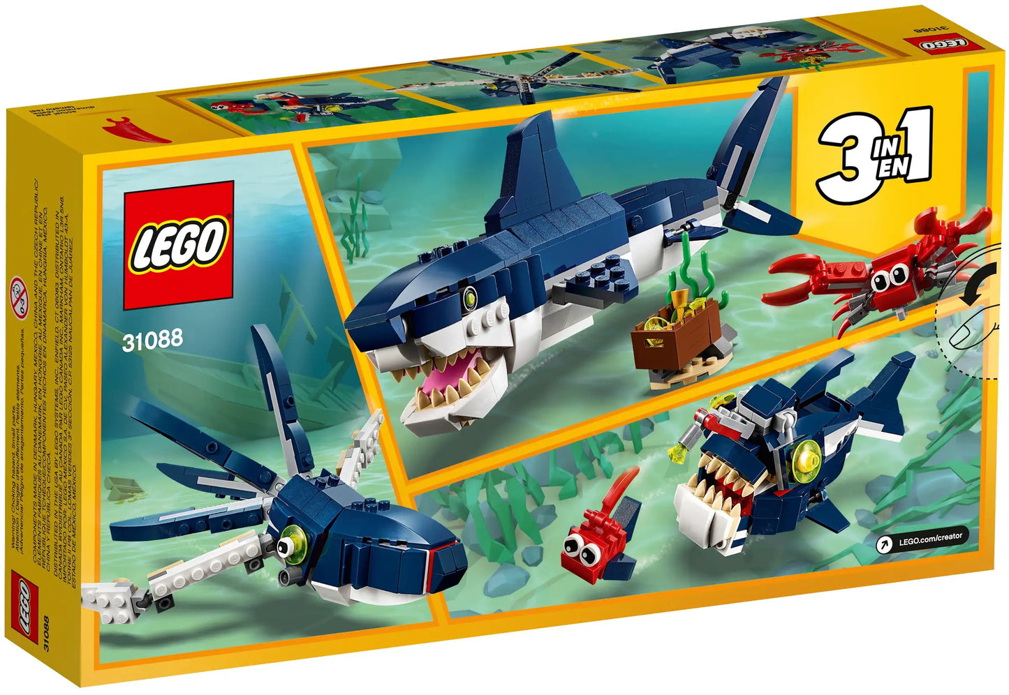 LEGO Creator 3in1 31088 Deep Sea Creatures