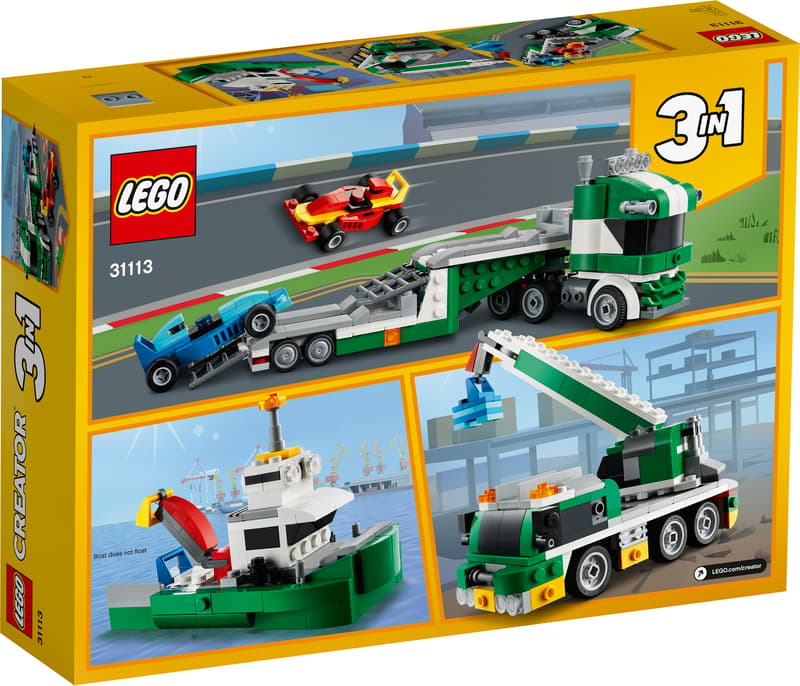 LEGO Creator 31113 Race Car Transport