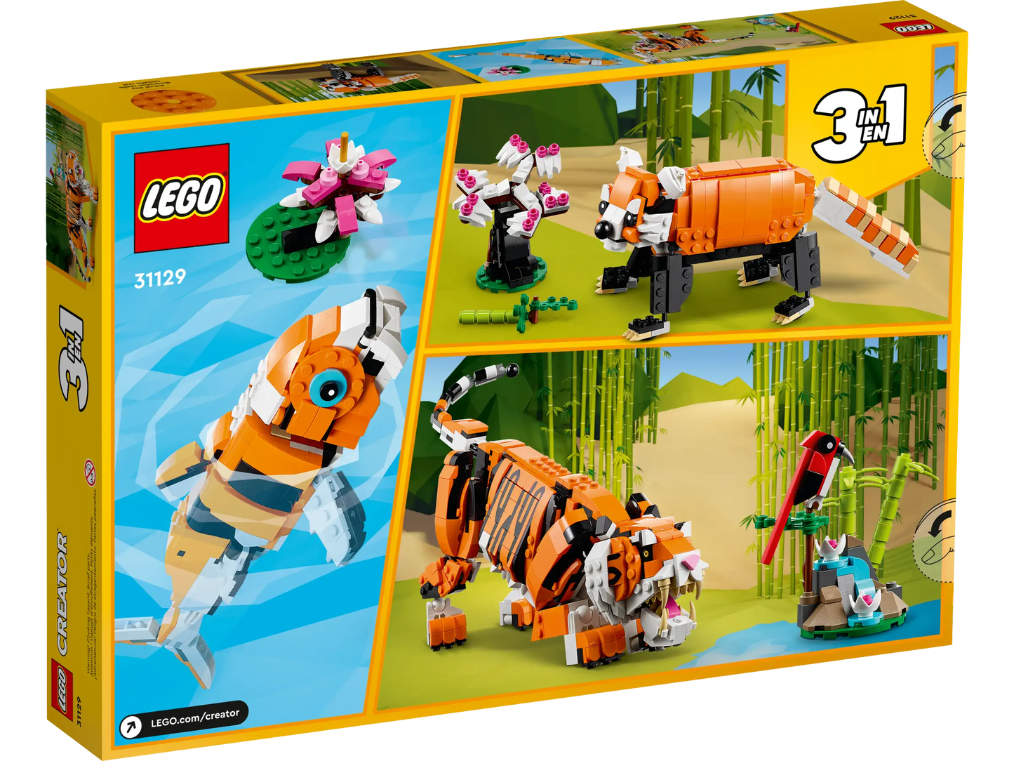 LEGO Creator 3in1 31129 Majestic Tiger