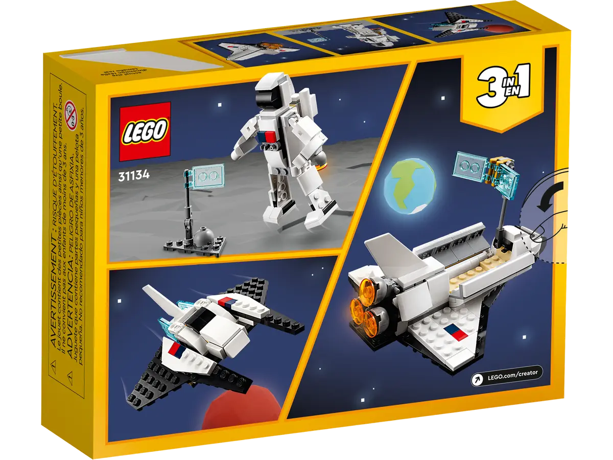 LEGO Creator 3in1 31134 Space Shuttle