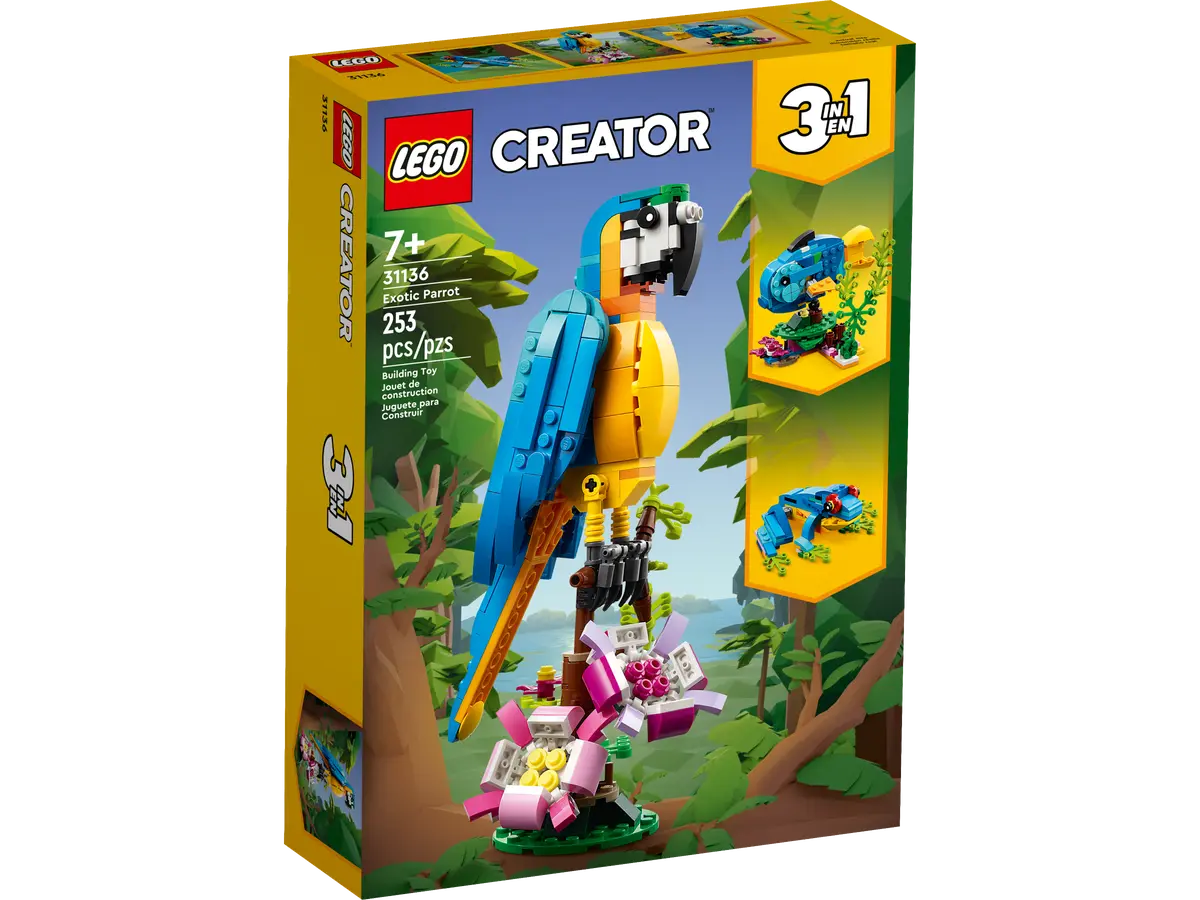 LEGO Creator 3in1 31136 Exotic Parrot