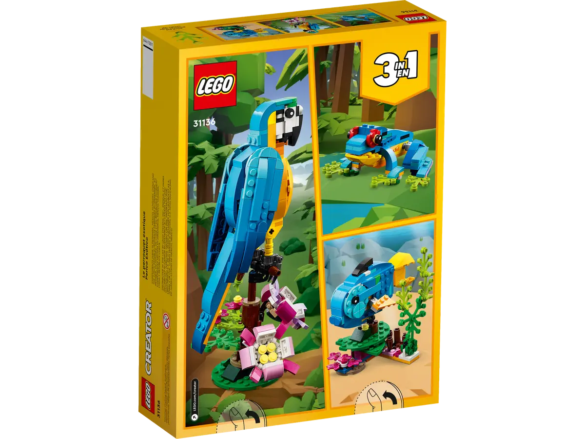 LEGO Creator 3in1 31136 Exotic Parrot