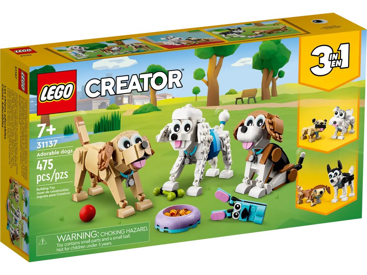 LEGO Creator 3in1 31137 Adorable Dogs