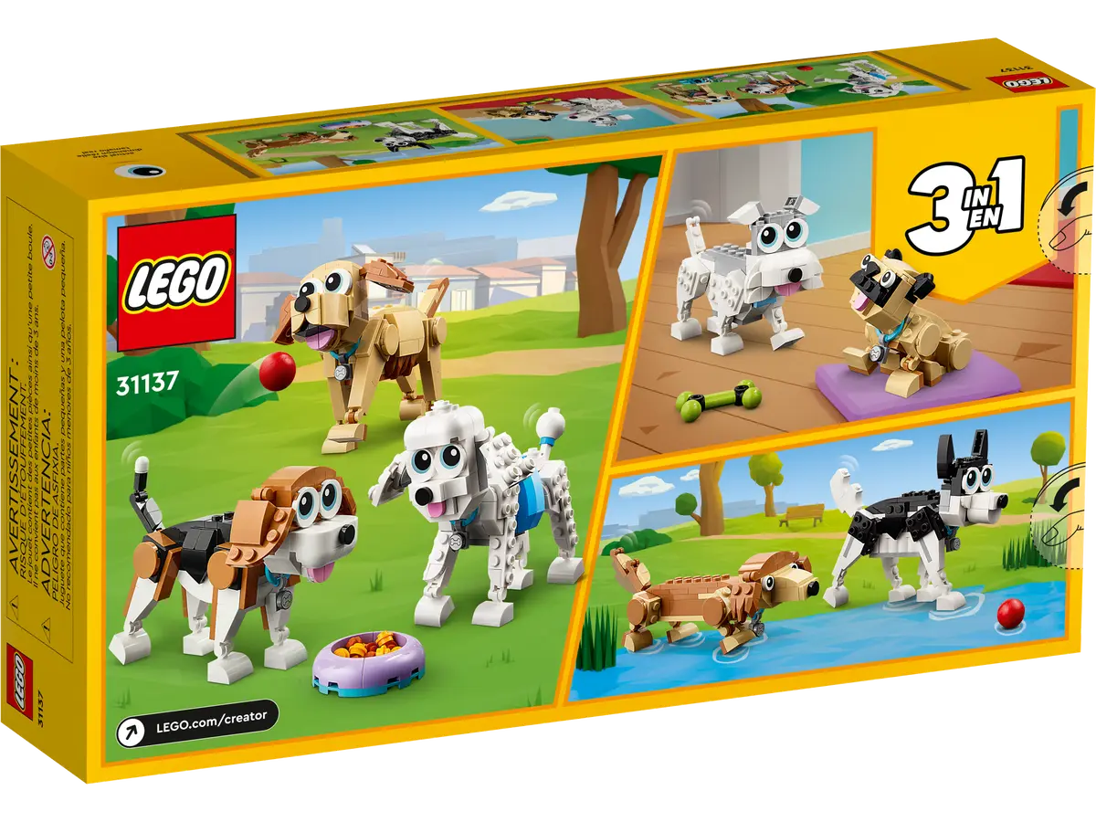 LEGO Creator 3in1 31137 Adorable Dogs