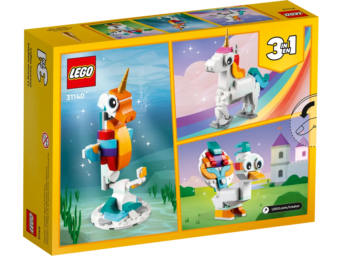 LEGO Creator 3in1 31140 Magical Unicorn
