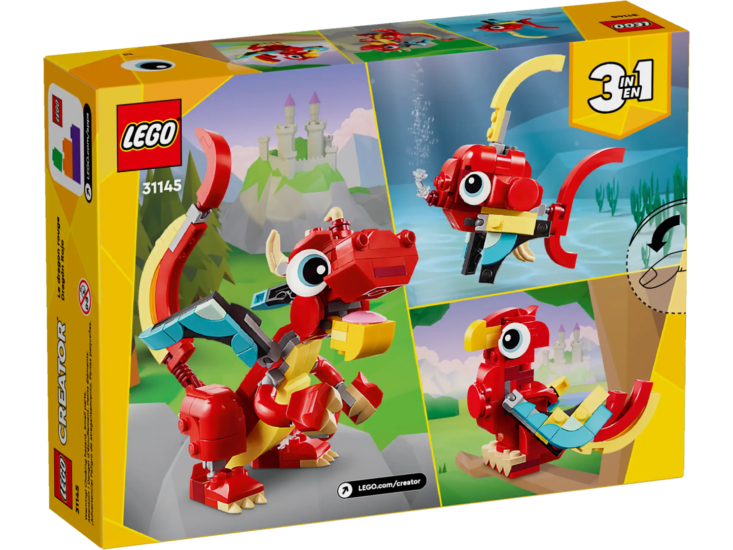 LEGO Creator 3in1 31145 Red Dragon