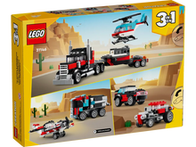LEGO Creator 3in1 31146 Flatbed Truck with Helicopter