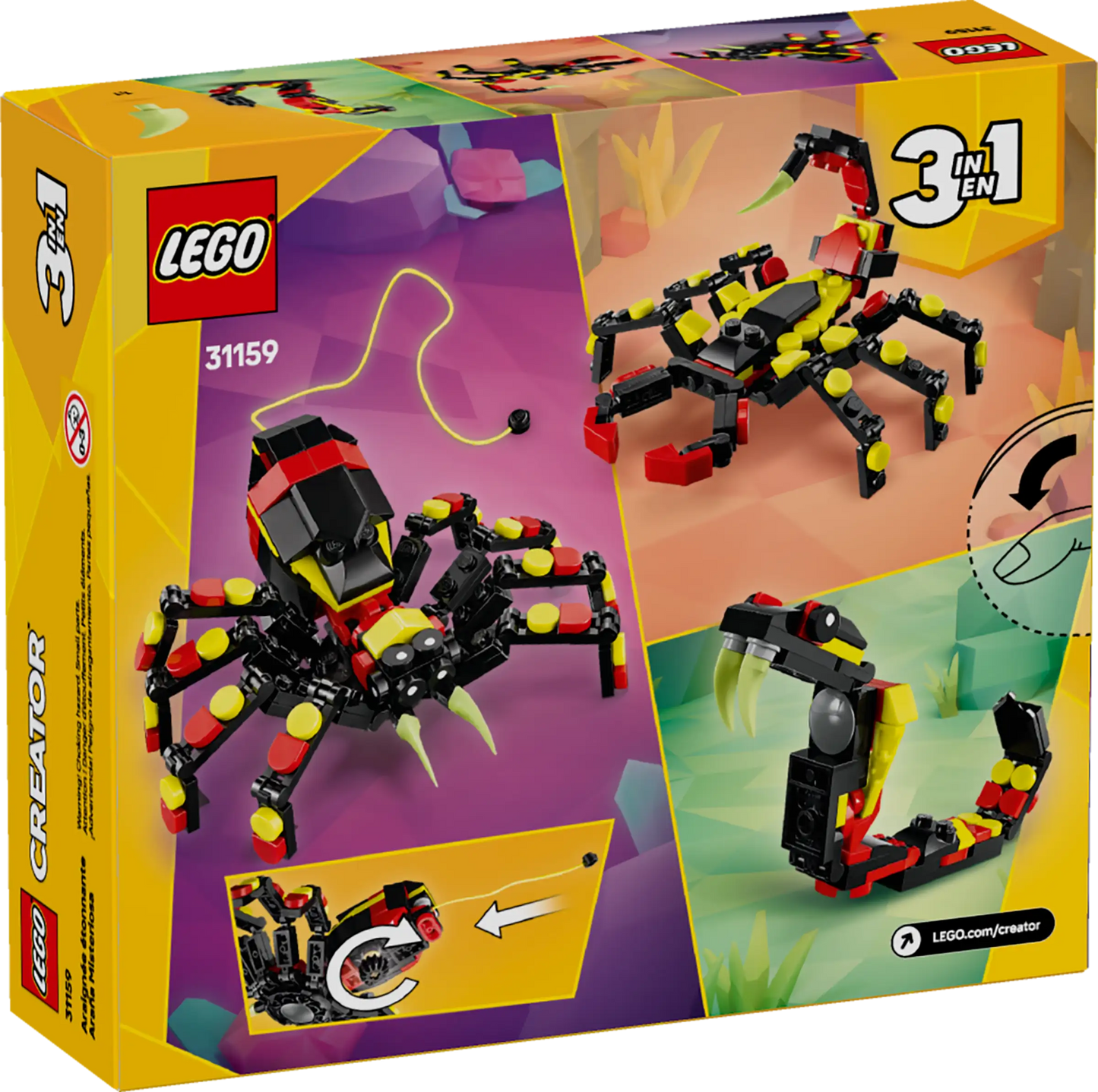 LEGO Creator 3in1 31159 Surprising Spider