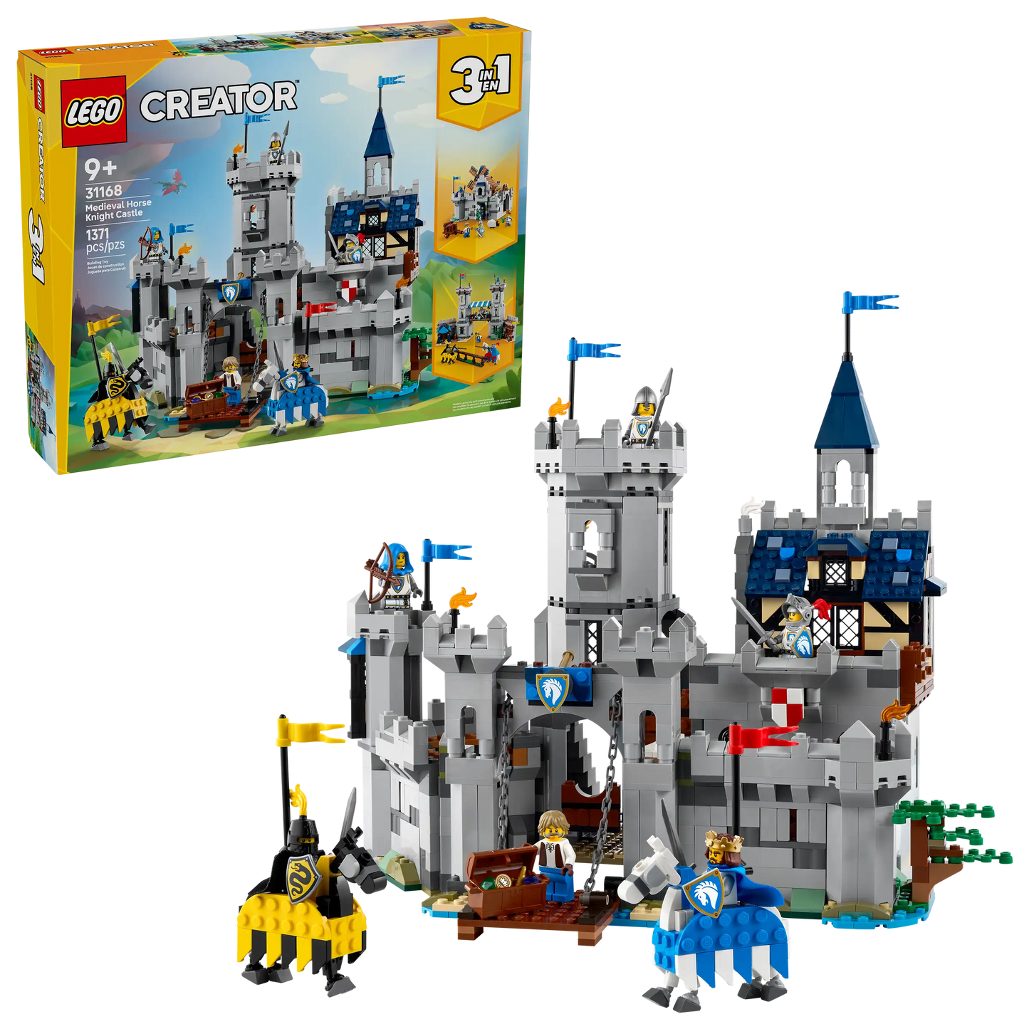 LEGO Creator 3in1 31168 Medieval Horse Knight Castle