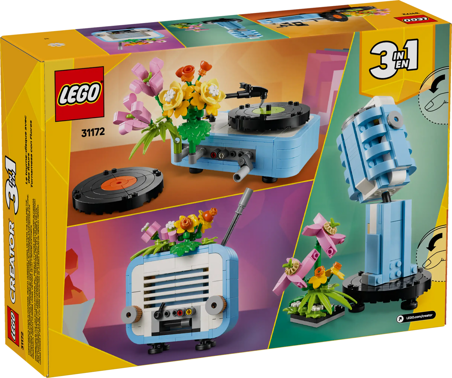 LEGO Creator 31172 Record Player with Flowers