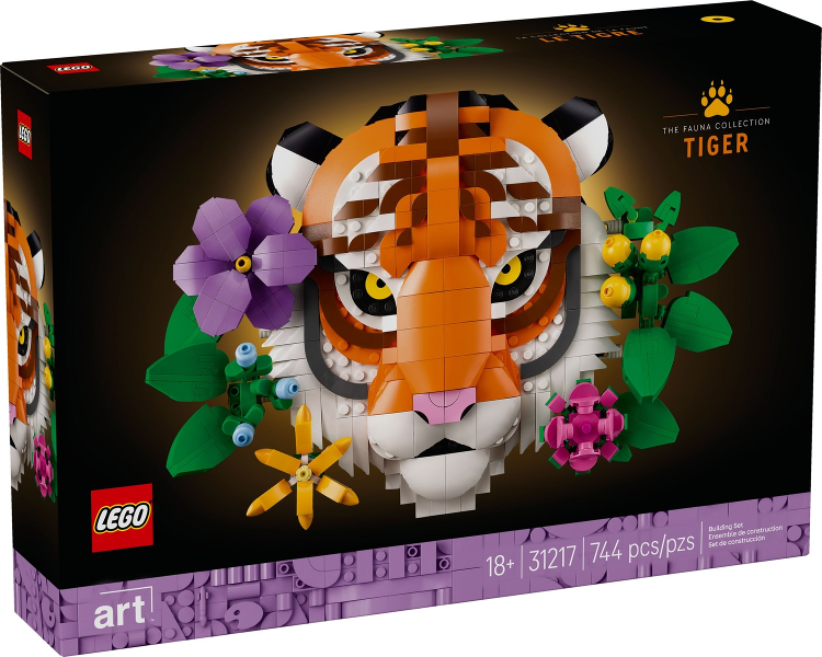 LEGO Art 31217 The Fauna Collection - Tiger