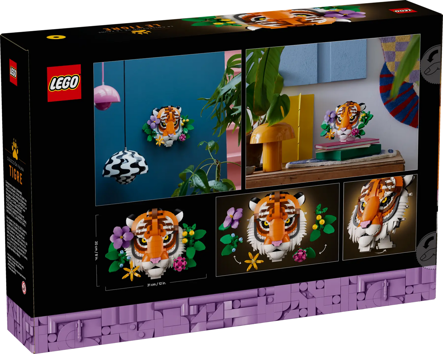 LEGO Art 31217 The Fauna Collection - Tiger