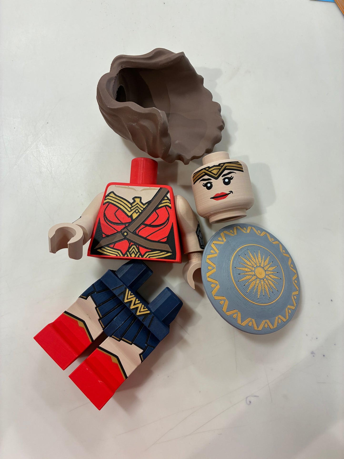 Wonder Girl - Custom 3D Printed Megafig