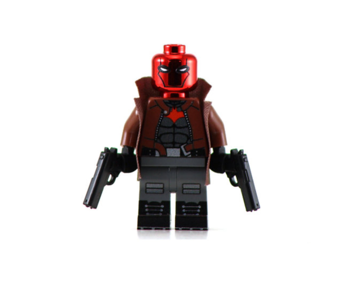 Crimson Hood Chrome - BigKidBrix Custom Printed Minifig