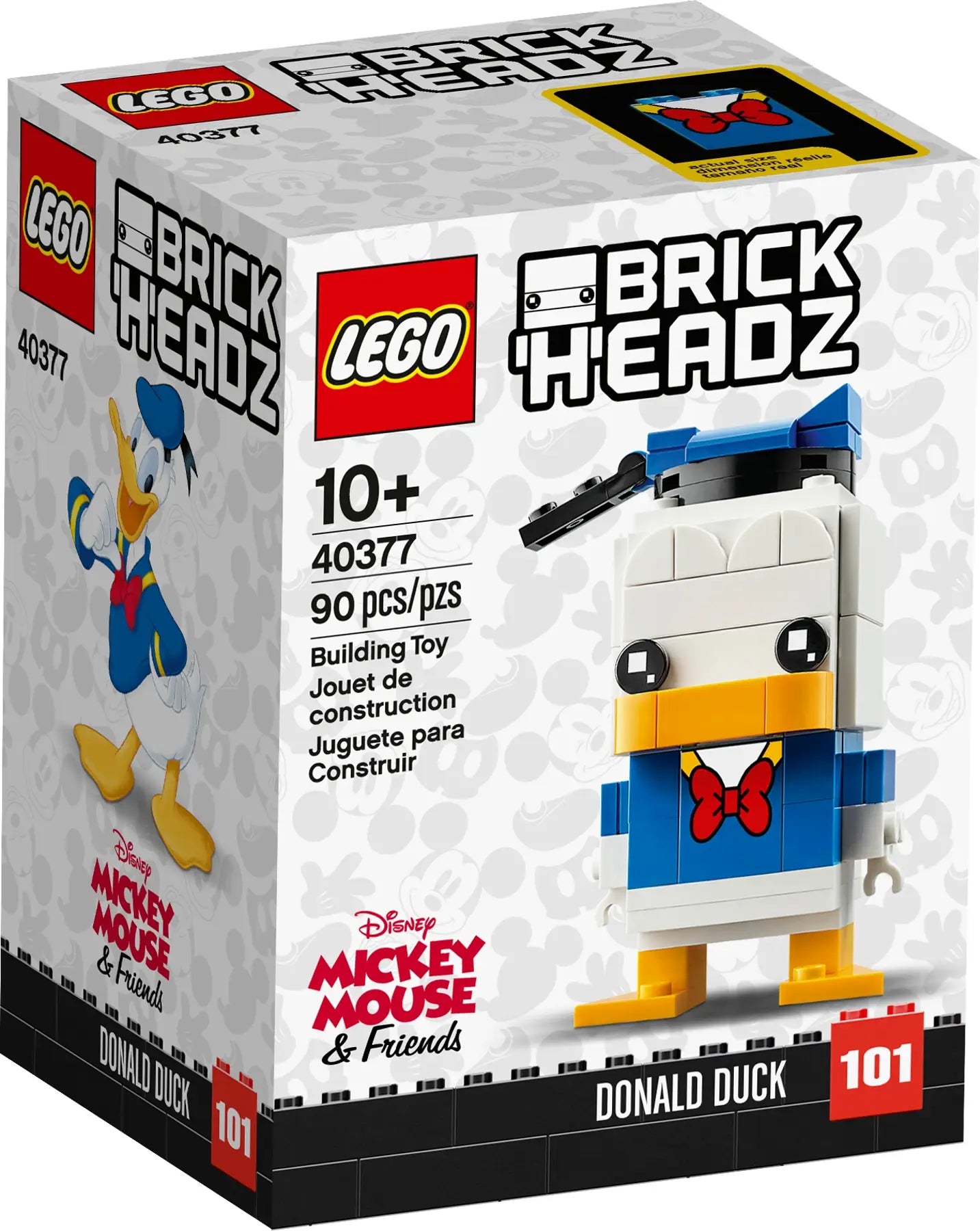 LEGO BrickHeadz: Disney 40377 Donald Duck