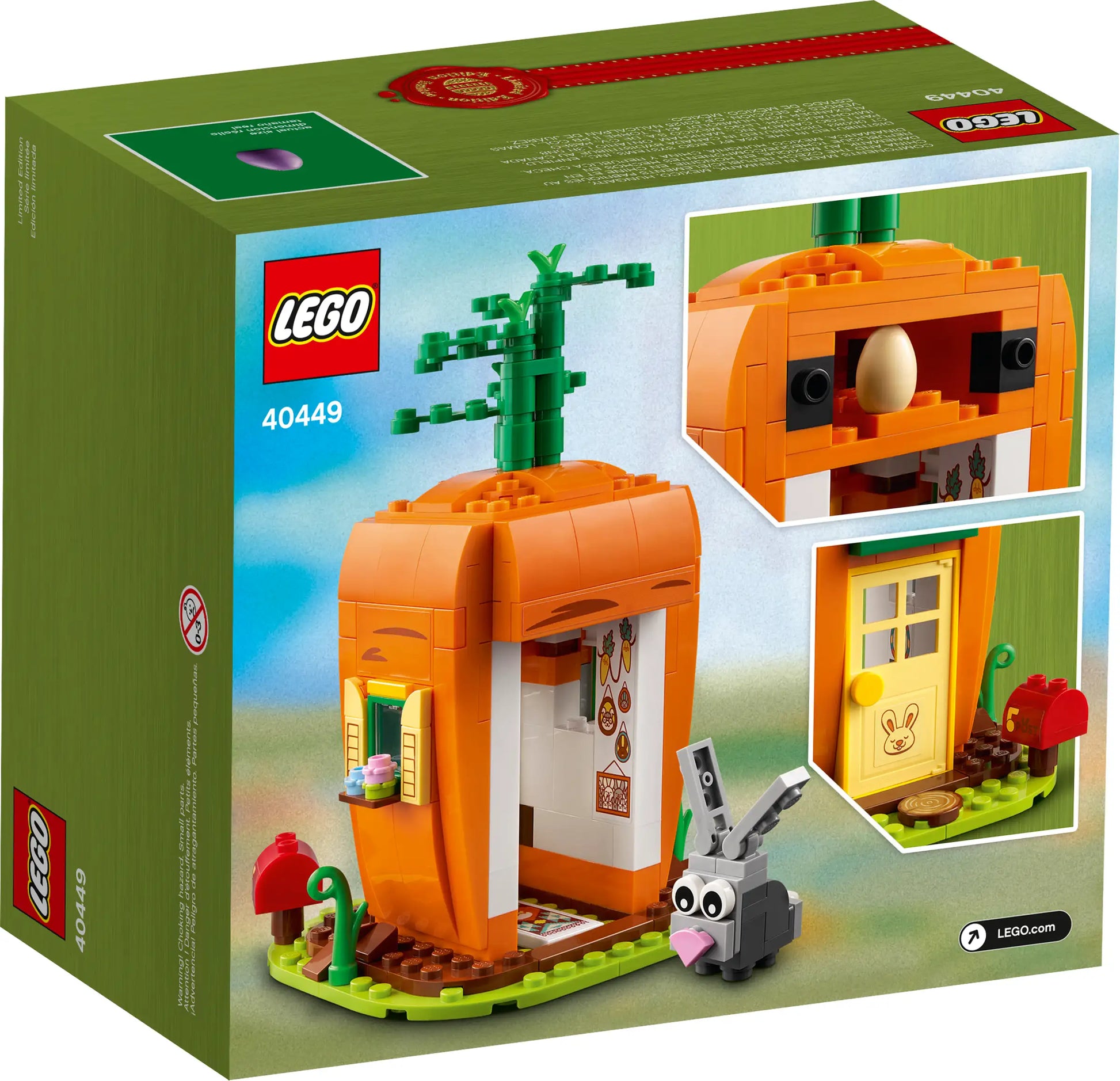 LEGO Creator 40449 Easter Bunny's Carrot House – BRICK STORE