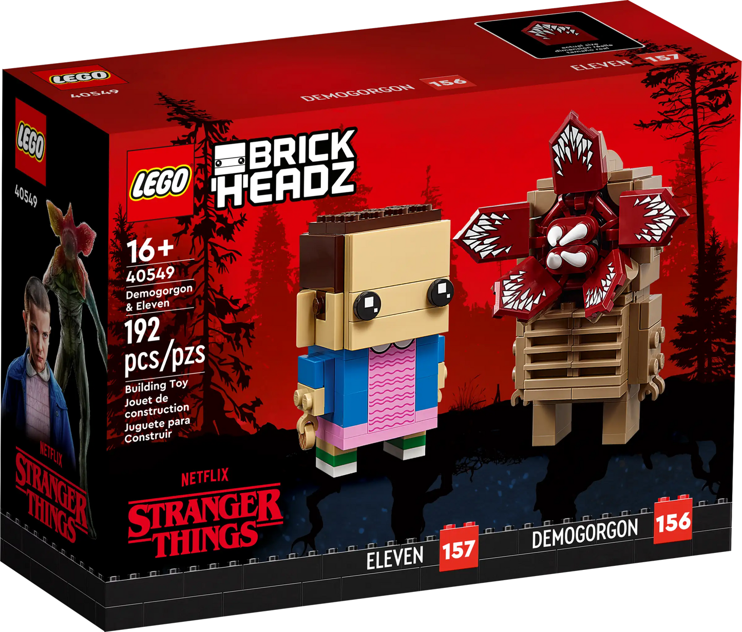 LEGO Brickheadz: Stranger Things 40549 Demogorgon & Eleven