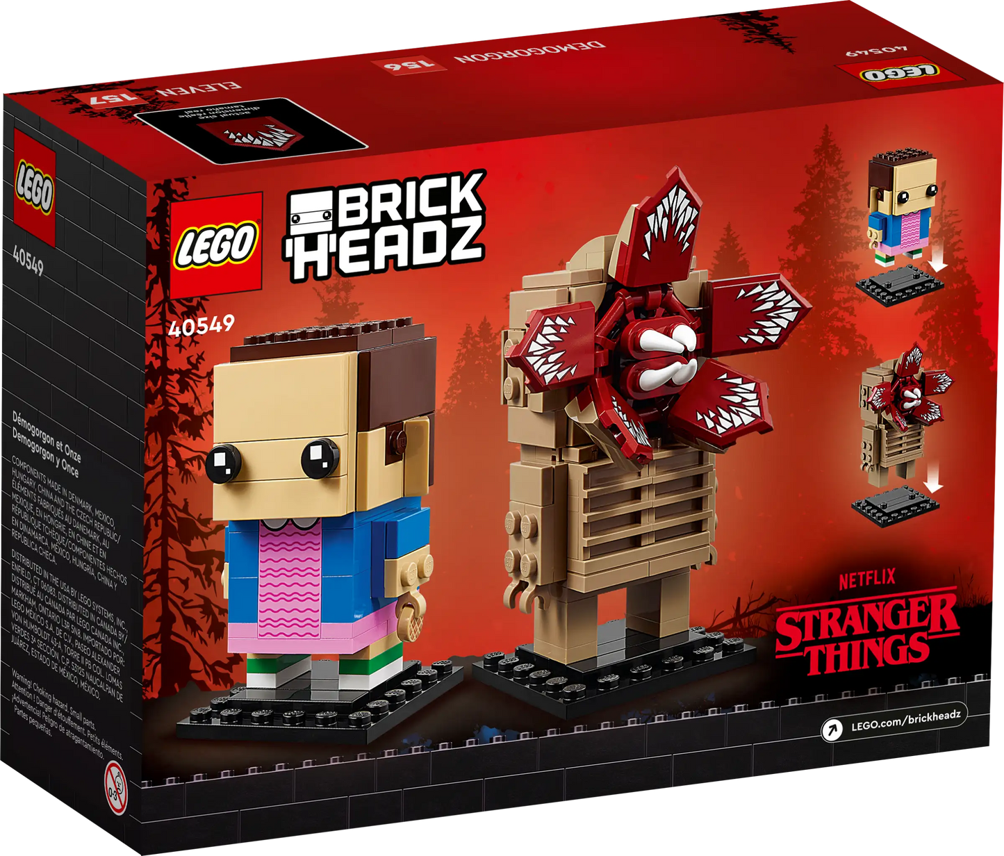 LEGO Brickheadz: Stranger Things 40549 Demogorgon & Eleven