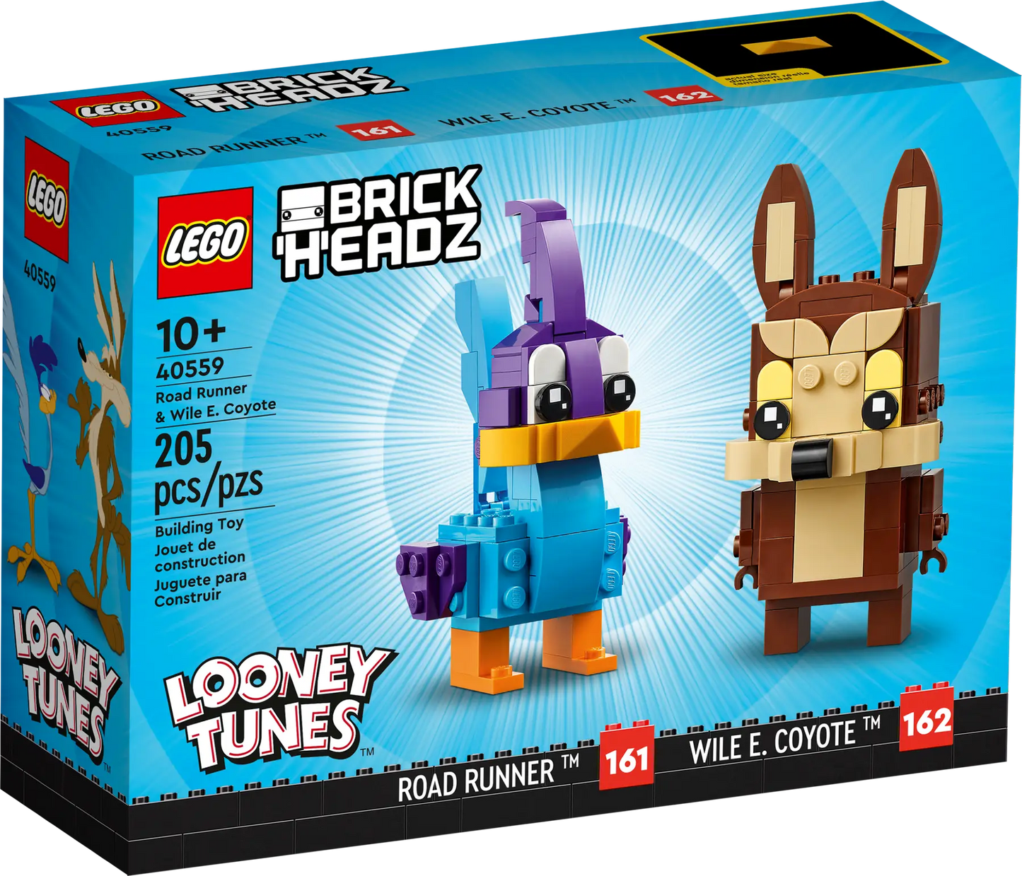 LEGO BrickHeadz: Looney Tunes 40559 Road Runner & Wile E. Coyote