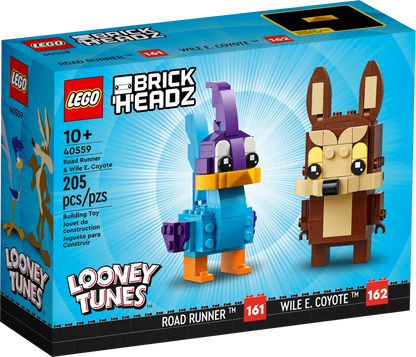 LEGO BrickHeadz: Looney Tunes 40559 Road Runner & Wile E. Coyote
