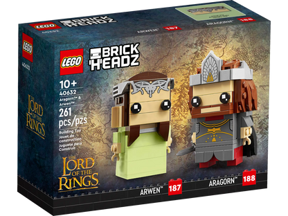 LEGO Brickheadz: The Lord of the Rings 40632 Aragorn & Arwen
