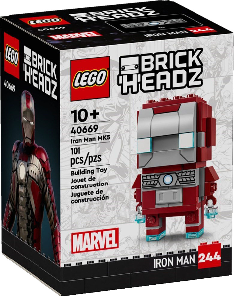 LEGO BrickHeadz: Marvel 40669 Iron Man MK5