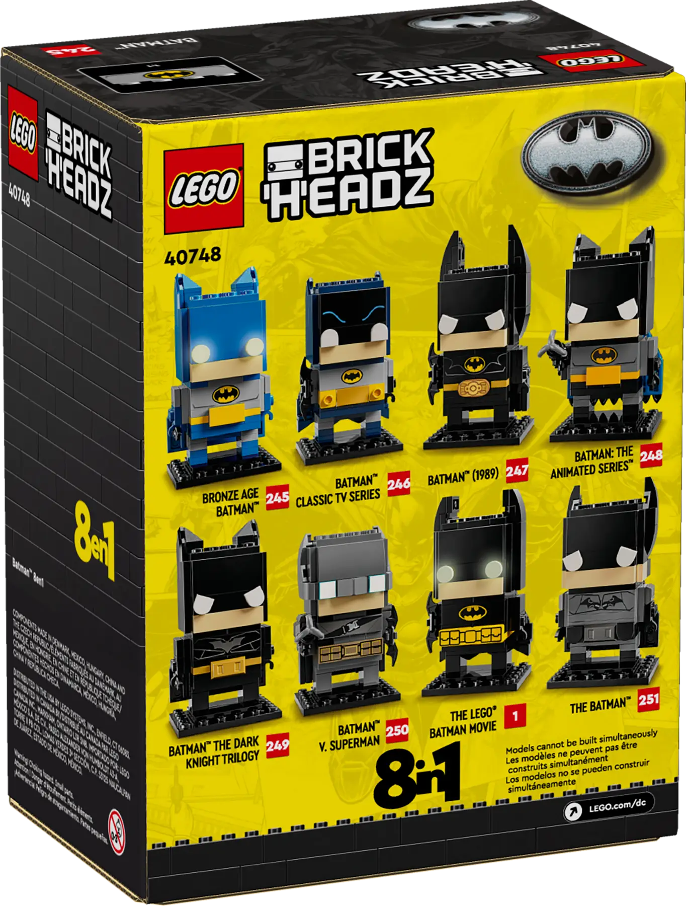 LEGO BrickHeadz: Batman 40748 Batman 8in1