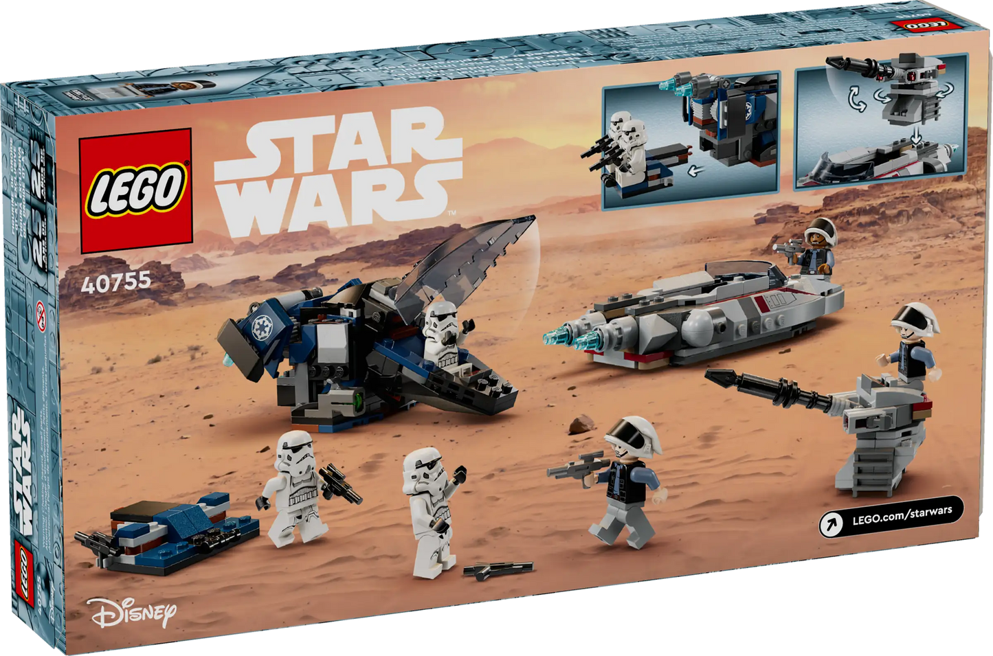 LEGO Star Wars 40755 Imperial Dropship vs. Rebel Scout Speeder