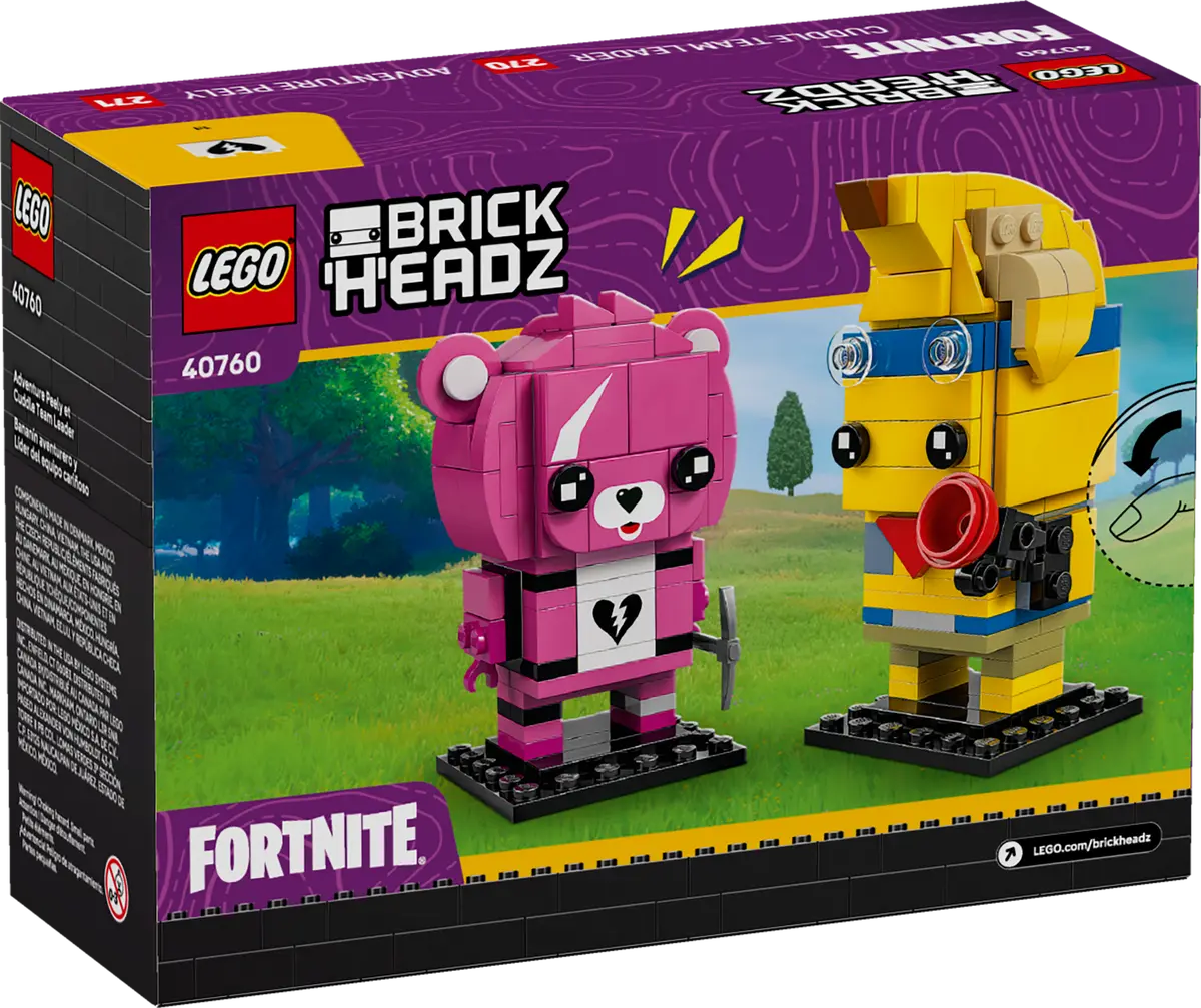 LEGO BrickHeadz 40760 Adventure Peely & Cuddle Team Leader