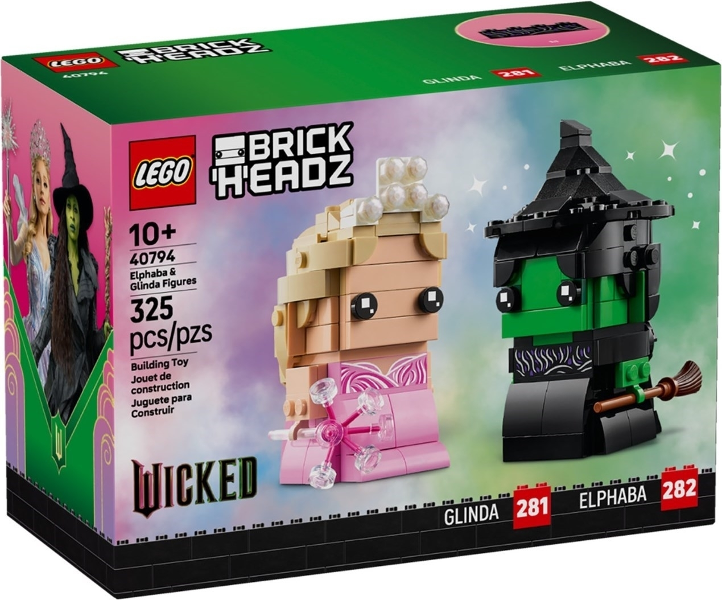 LEGO BrickHeadz: Wicked 40794 Elphaba & Glinda Figures