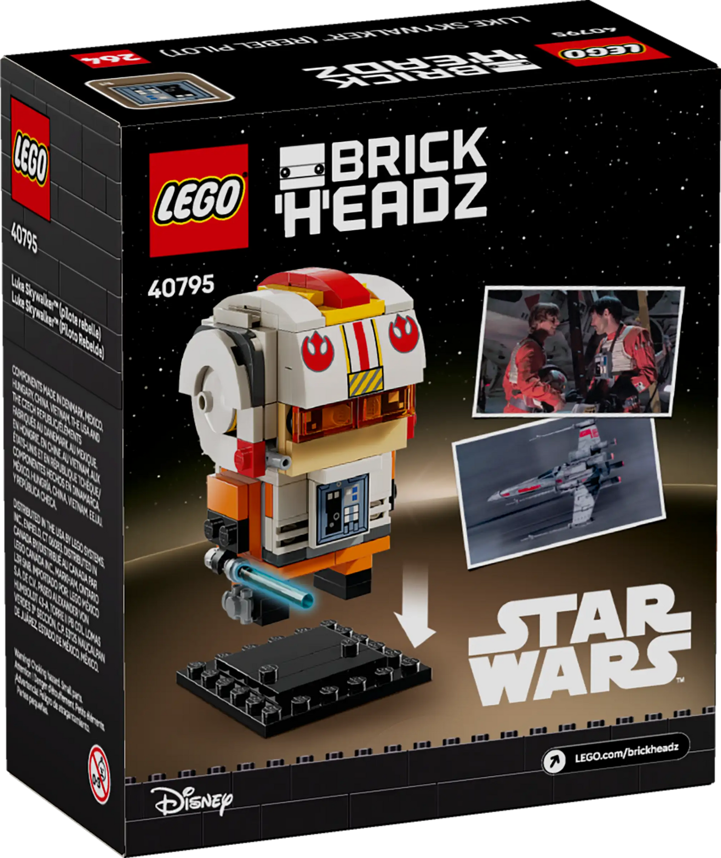 LEGO BrickHeadz 40795 Luke Skywalker (Rebel Pilot)
