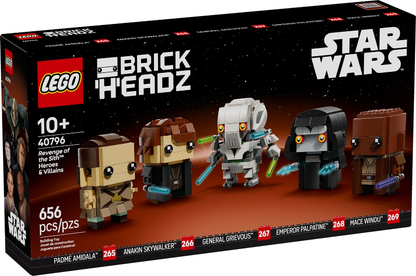 LEGO BrickHeadz: Star Wars 40796 Revenge of the Sith Heroes & Villains