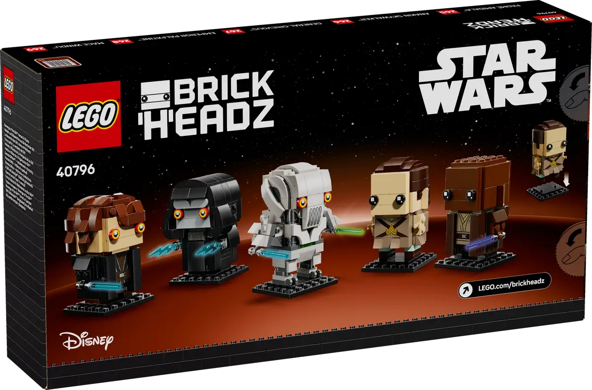 LEGO BrickHeadz: Star Wars 40796 Revenge of the Sith Heroes & Villains