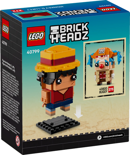 LEGO BrickHeadz: One Piece 40799 Monkey D. Luffy Figure