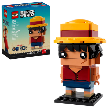 LEGO BrickHeadz: One Piece 40799 Monkey D. Luffy Figure