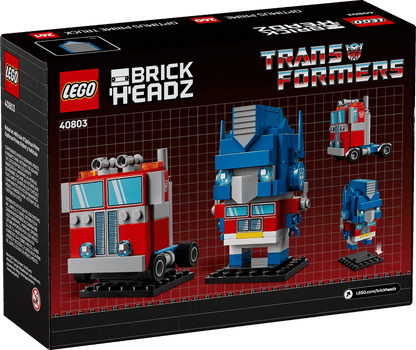 LEGO BrickHeadz 40803 Optimus Prime Robot & Vehicle