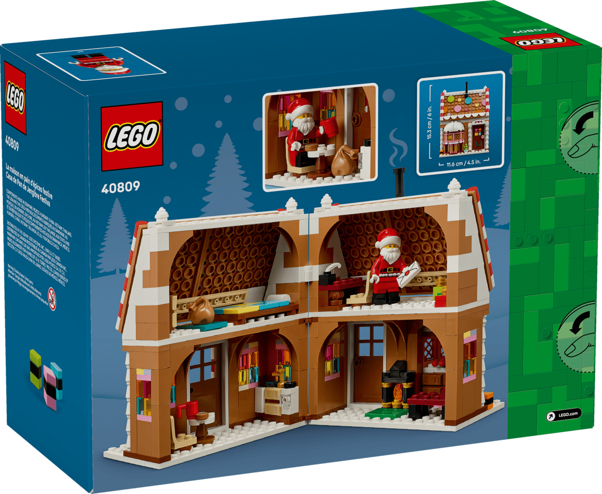LEGO 40809 Festive Gingerbread House