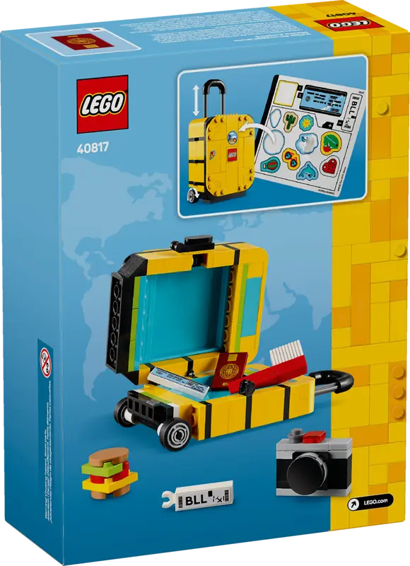 LEGO 40817 Yellow Travel Suitcase